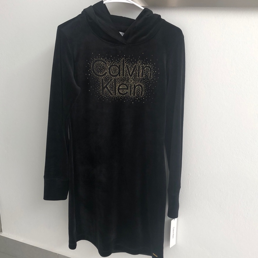 New Calvin Klein Black suede Dress ! ♥️